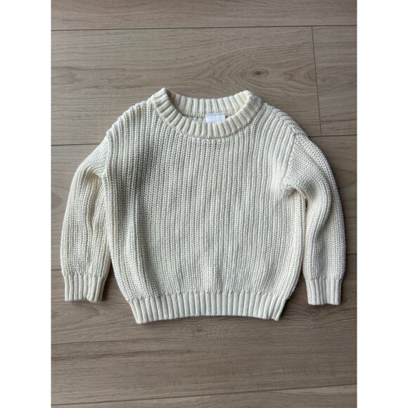 Little Co. Lauren Conrad Cream Pullover Knit Chunky Sweater - Size 18 months - Picture 2 of 8